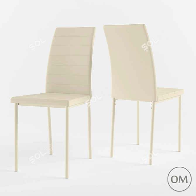 Modern Chair Vince with Sleek Design 3D model image 3