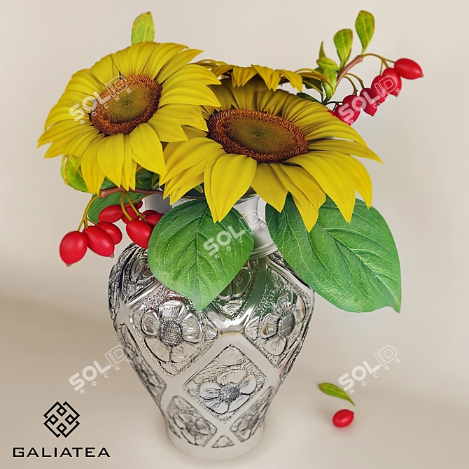 Peruvian Galiatea Vase 3D model image 1