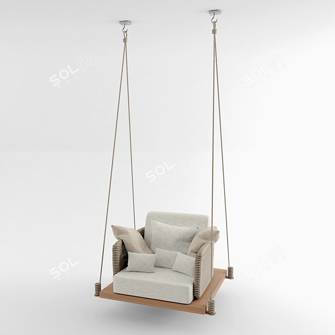 Floating Swing Chair 3D model image 2