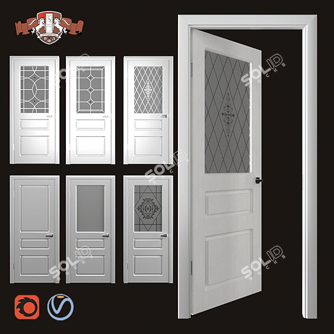 Chester Interior Doors by Vladimir Door Factory 3D model image 2