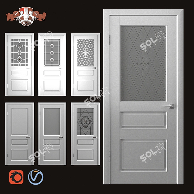 Chester Interior Doors by Vladimir Door Factory 3D model image 3