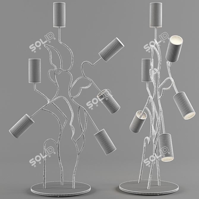 Dance Floor Lamp 3D model image 2