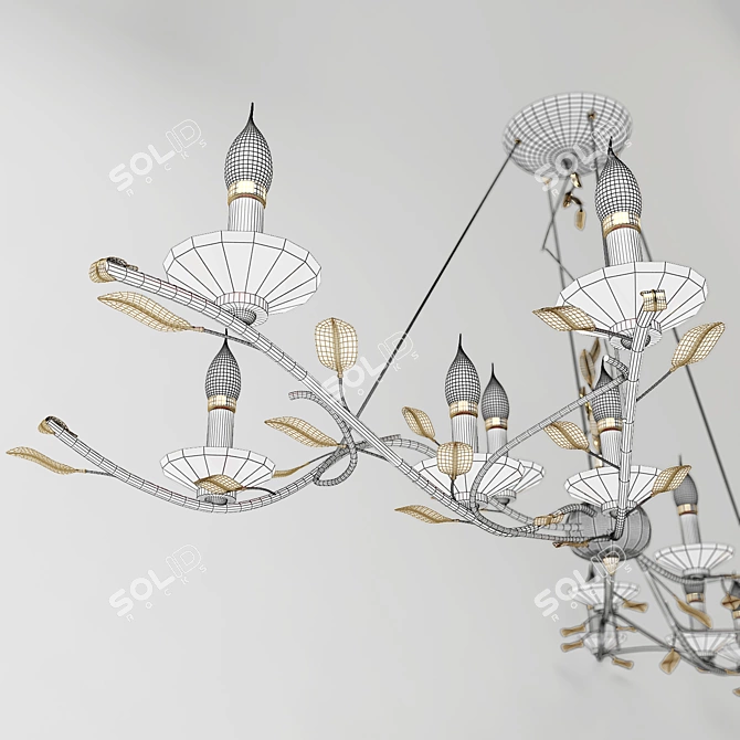 Elegant KOLARZ Tintoretto Lamp Set 3D model image 3