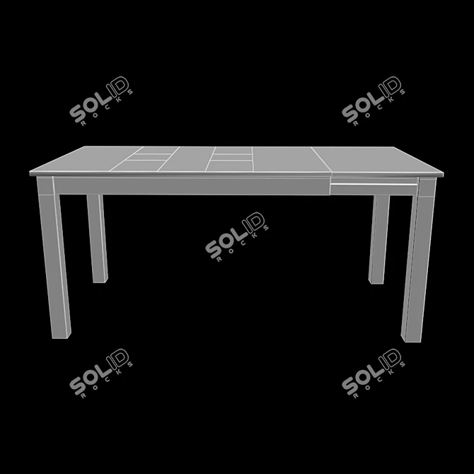 Antila F Dining Table - Elegant and Stylish 3D model image 3