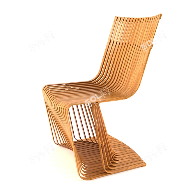 Polygon Chair 3D model image 1