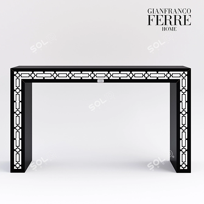 Italian Made Ferre Console: Nancy 3D model image 1