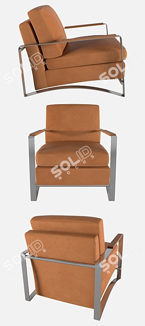 Sleek Grease Armchair: Exquisite Design 3D model image 2
