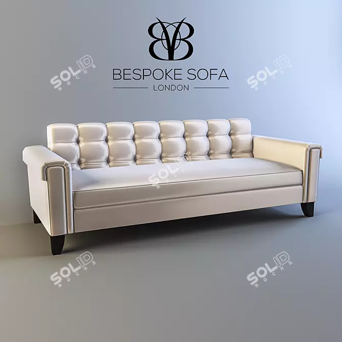 Bespoke Lowi: Ultra-Realistic 3D Sofa 3D model image 1