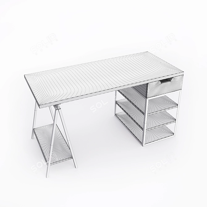 Modern Studio Loft Table 3D model image 3