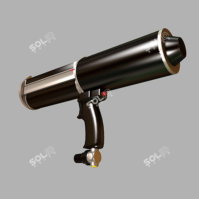 Dual Component Adhesive Gun 3D model image 2