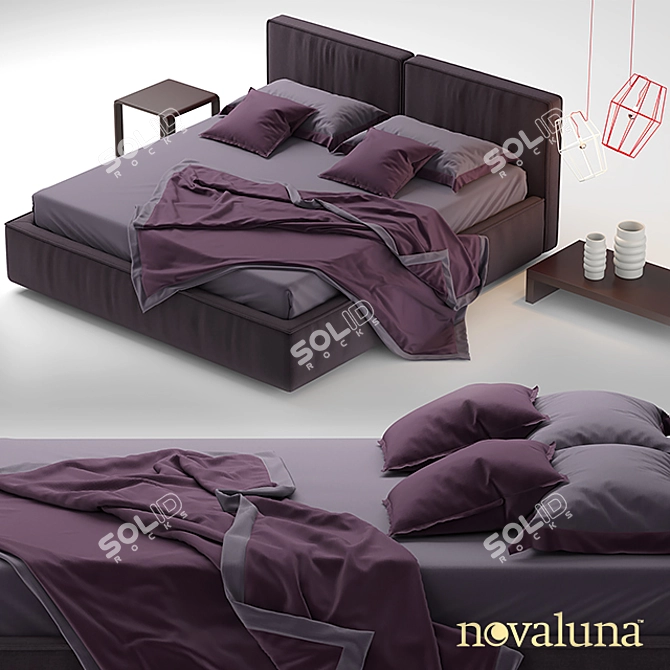 Novaluna Easy Sleep Bed 3D model image 1