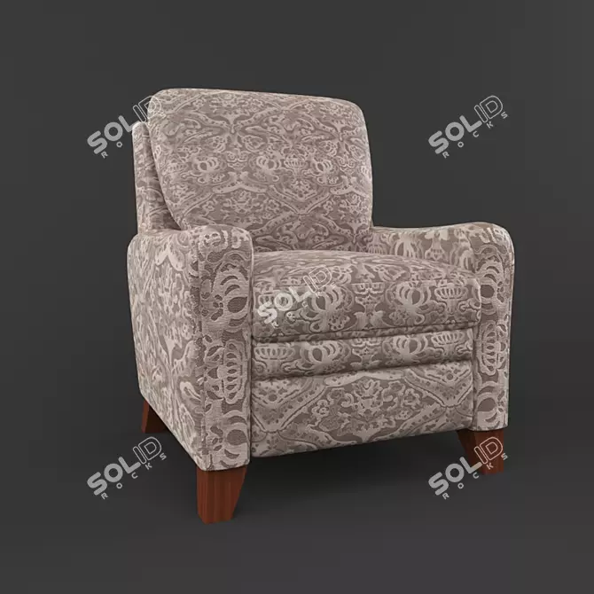Comfortmax Cabot: Stylish Recliner Sofa 3D model image 1