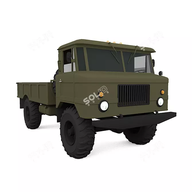 Versatile Truck: 25-Cell Model 3D model image 1