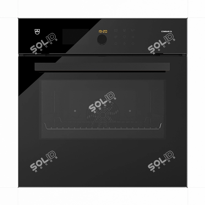 V-ZUG BCSL60g: Swiss-Made Built-In Oven 3D model image 1