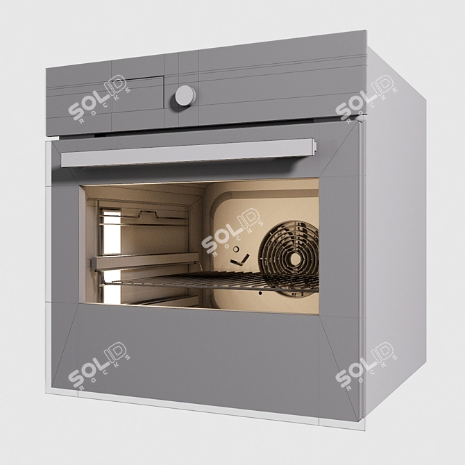 V-ZUG BCSL60g: Swiss-Made Built-In Oven 3D model image 3