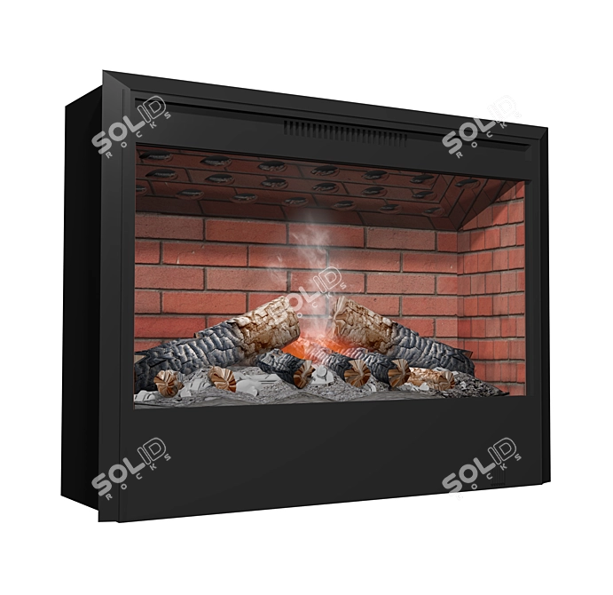 Title: RevoFlame 26: Realistic 3D Fire 3D model image 1