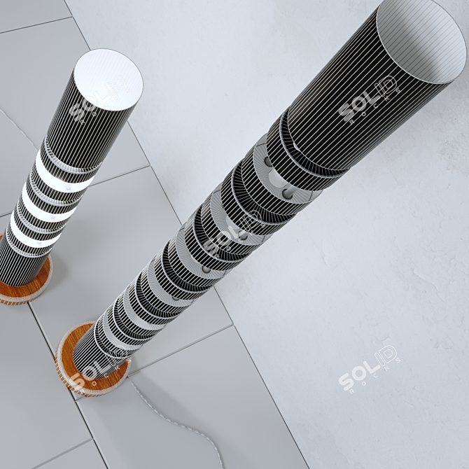 Elegant Totem Lamp: Illuminate Your Space 3D model image 3