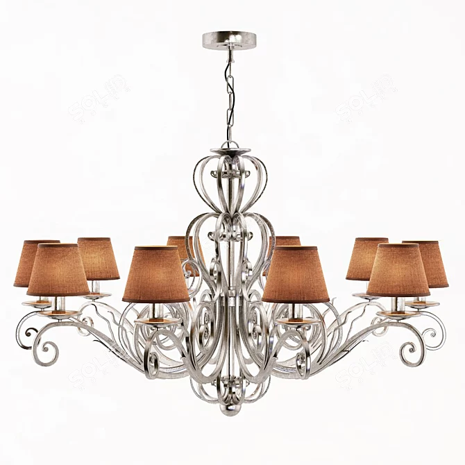 ASSISI 10/L Shade | 70cm Height | 114cm Diameter 3D model image 1