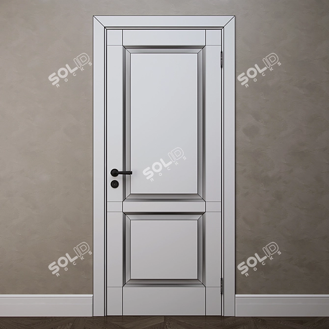 Volhovets Interio NS 1221 YASB Door 3D model image 3