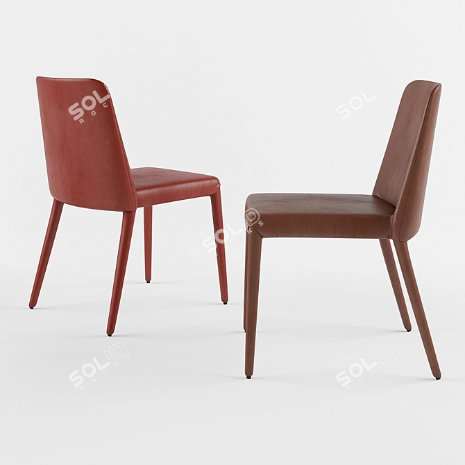 Elevate Comfort with Airnova Lia Chair 3D model image 3