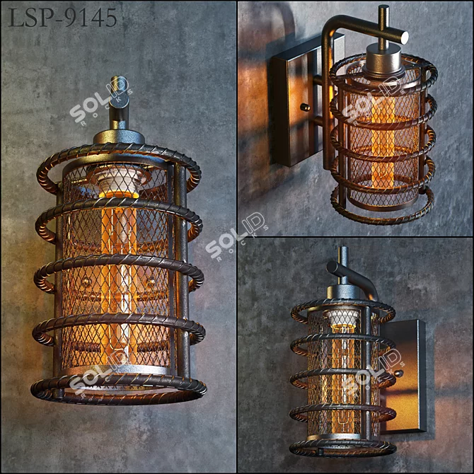 Lussole Loft LSP-9145: Sleek and Lightweight Pendant Light 3D model image 1