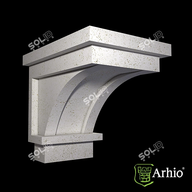 Title: AKR68-1 Bracket by Arhio 3D model image 1