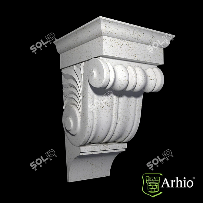 Title: AKR83-1 Bracket: Superior Architectural Element 3D model image 1