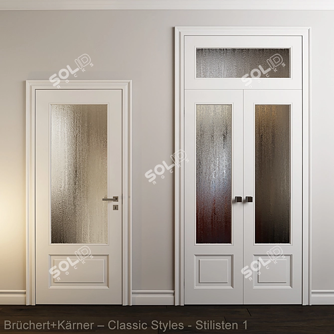 Classic Styles Stilisten - Brüchert + Kärner Doors 3D model image 1