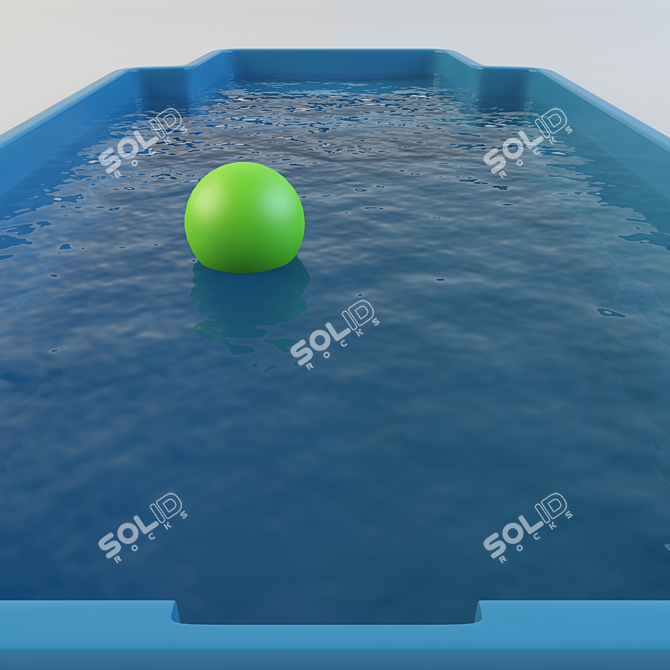 6000mm x 3000mm x 1700mm Composite Pool 3D model image 2