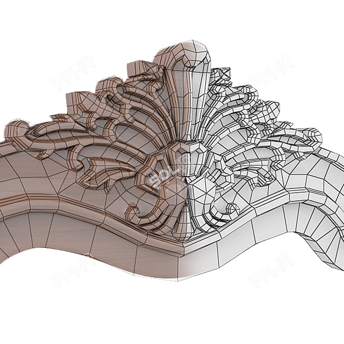 Title (translated from Russian): Pattern for CNC machine

Title (unique and in one line): Intricate CNC Pattern 3D model image 3