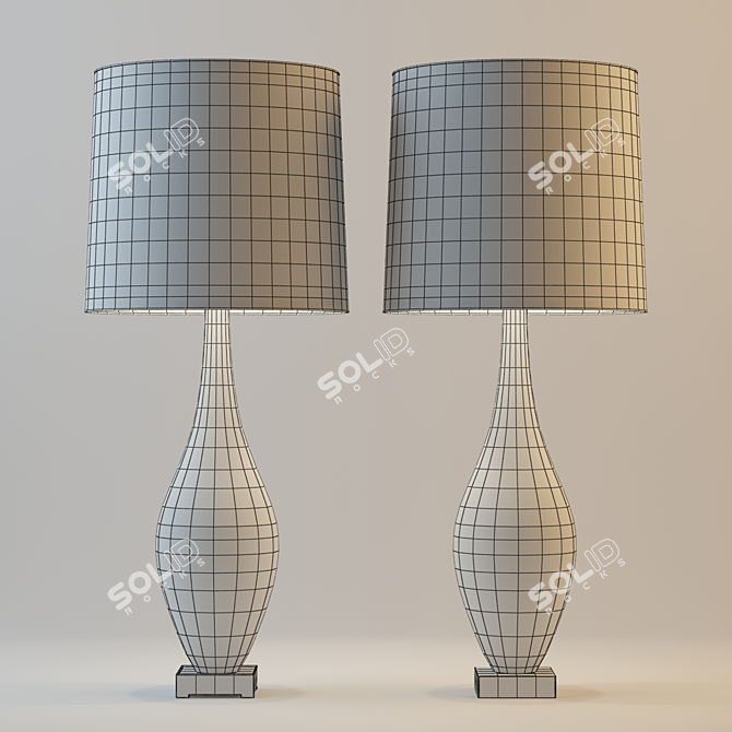 Elegant Hunter Lamps for Home 3D model image 3