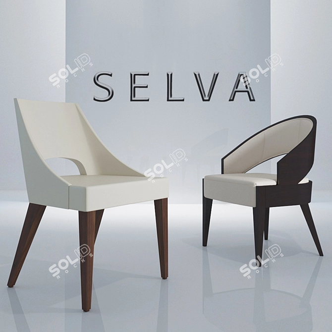 Title: Selva Chair Set: Waldorf and Peggy 3D model image 1