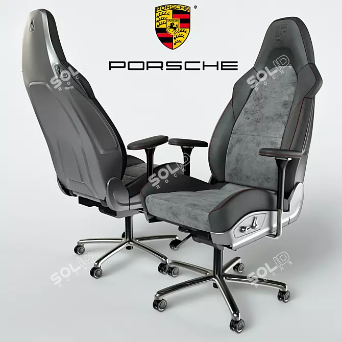 Porsche Executive Office Chair 3D model image 1