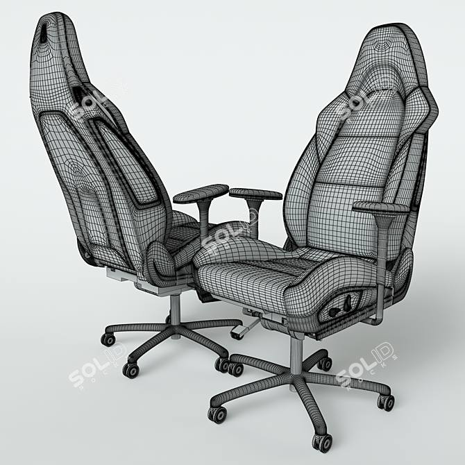 Porsche Executive Office Chair 3D model image 3