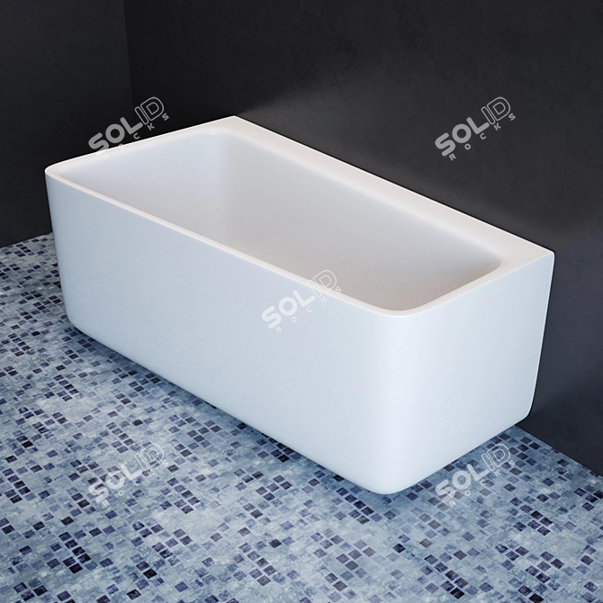 Gamma 150: Luxurious Stone Bath 3D model image 1