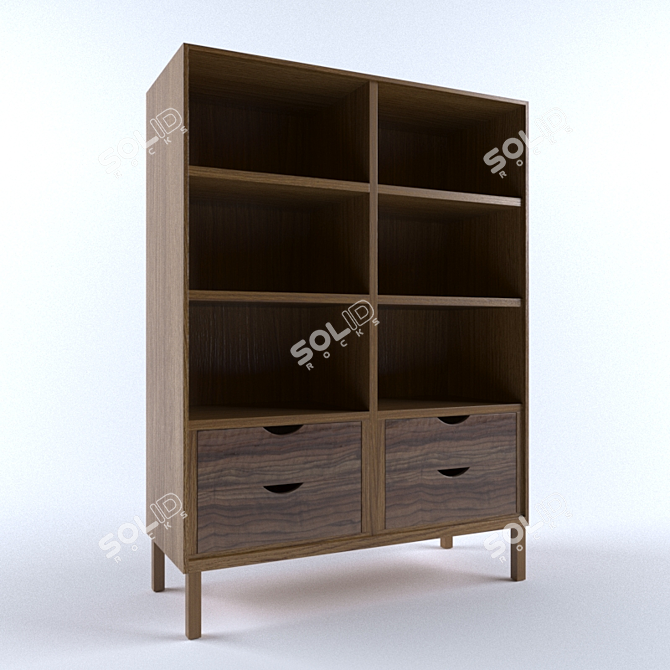 Contemporary Marlow Armoire by PINCH 3D model image 2