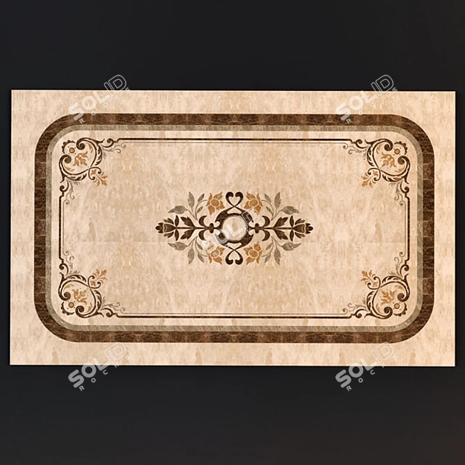 Timeless elegance: Classic Floor Marble 3D model image 1