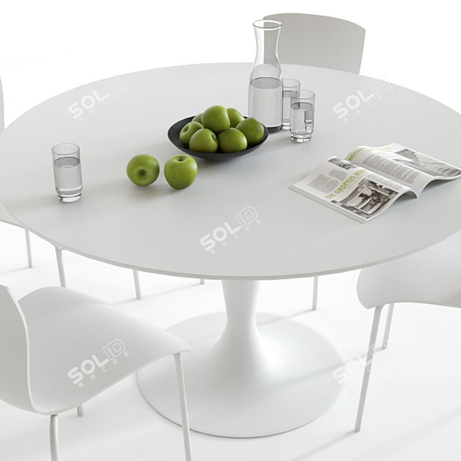 Scavolini Nomo and Chatty: Modern 3D Furniture Set 3D model image 2