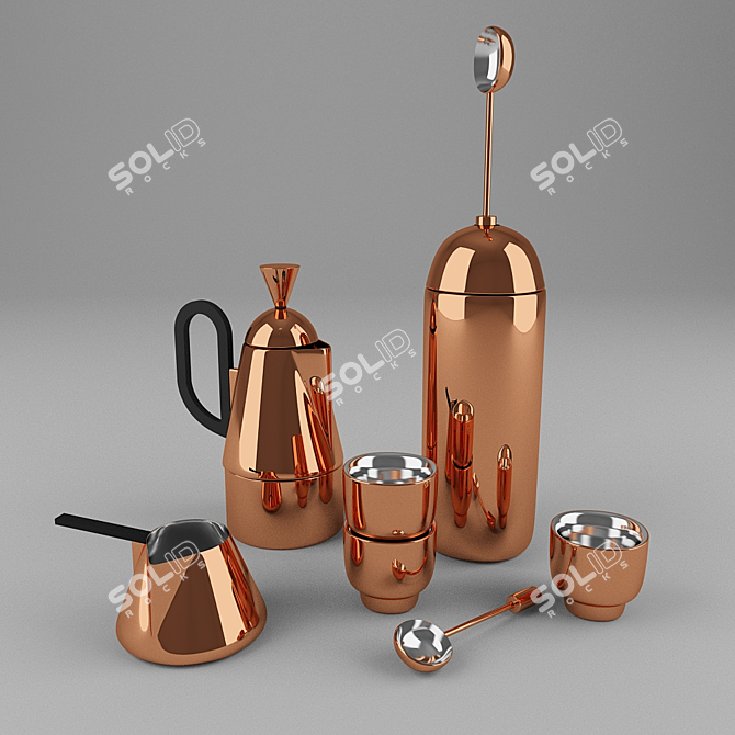 Sip & Savor: Coffee Bundle 3D model image 2