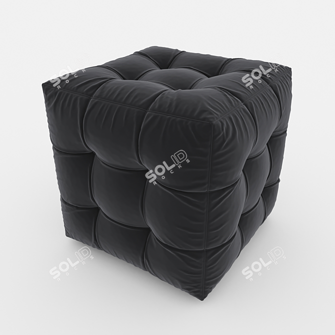 Sleek Pouf Part 3 3D model image 2