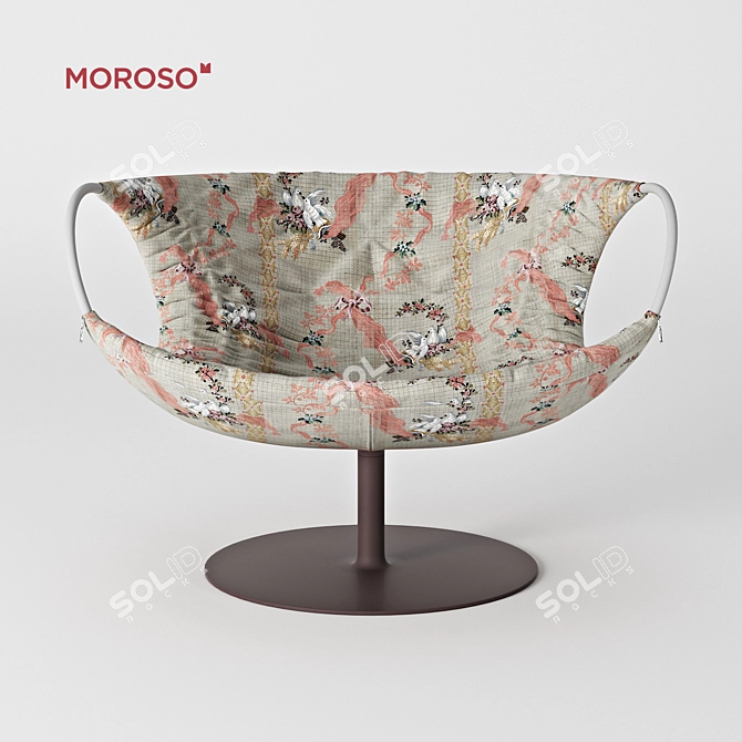 Elegant Smock Chair by Moroso 3D model image 1