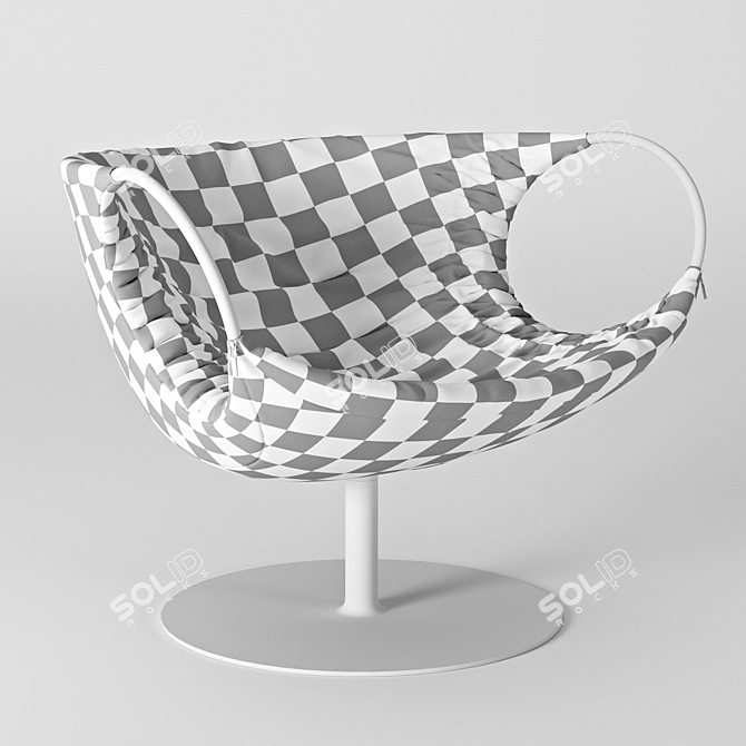 Elegant Smock Chair by Moroso 3D model image 3