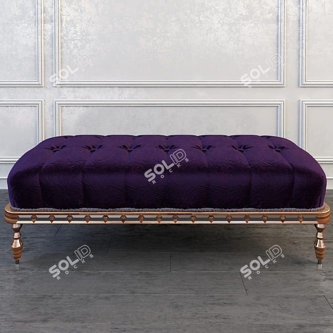 Elegant Modern Bench: 2015 Version 3D model image 1