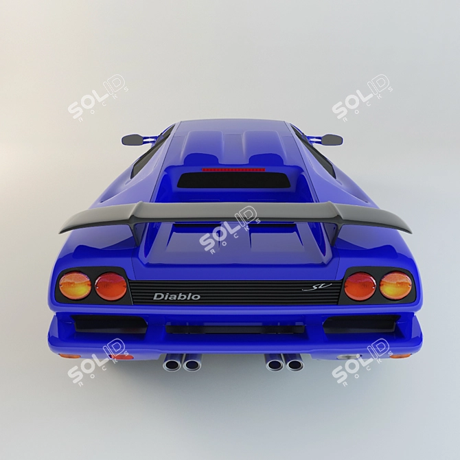 Lamborghini SV: Exquisite Model 3D model image 2