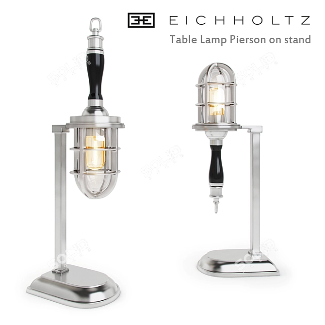 Elegant Pierson Table Lamp 3D model image 1