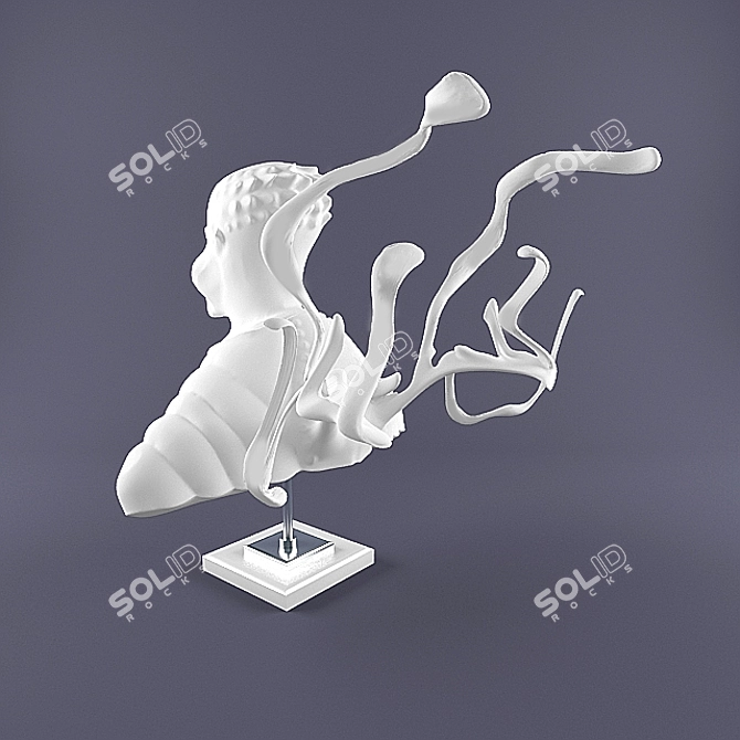 Whimsical Wind Sculpture 3D model image 2