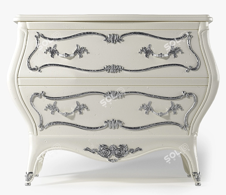 Luxury Martel Commode by Century 3D model image 1