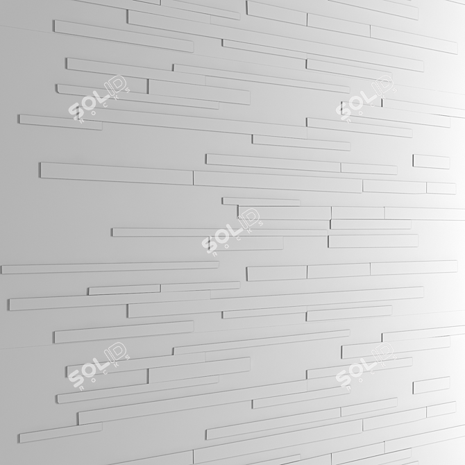 Rustic Wood Wall Art 3D model image 3