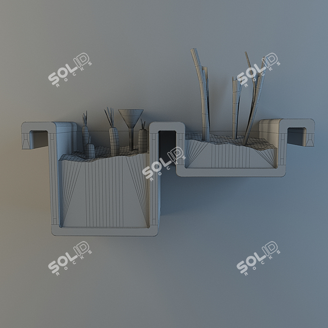 Title: Vertical Veggie Storage 3D model image 2