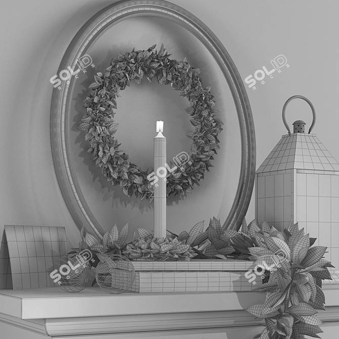 Zara Home Christmas Decor Set 3D model image 3